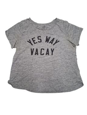 ✨️3 For $15✨️ Old Navy Graphic Tee Gray VGUC Size XL